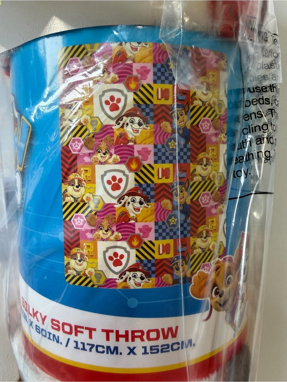 Paw Patrol To The Rescue Plush Throw Blanket Skye Chase Marshall NEW
